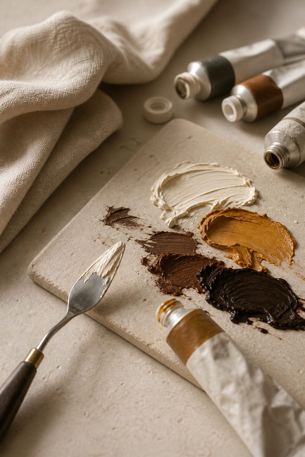 Oil paints and pigment materials
